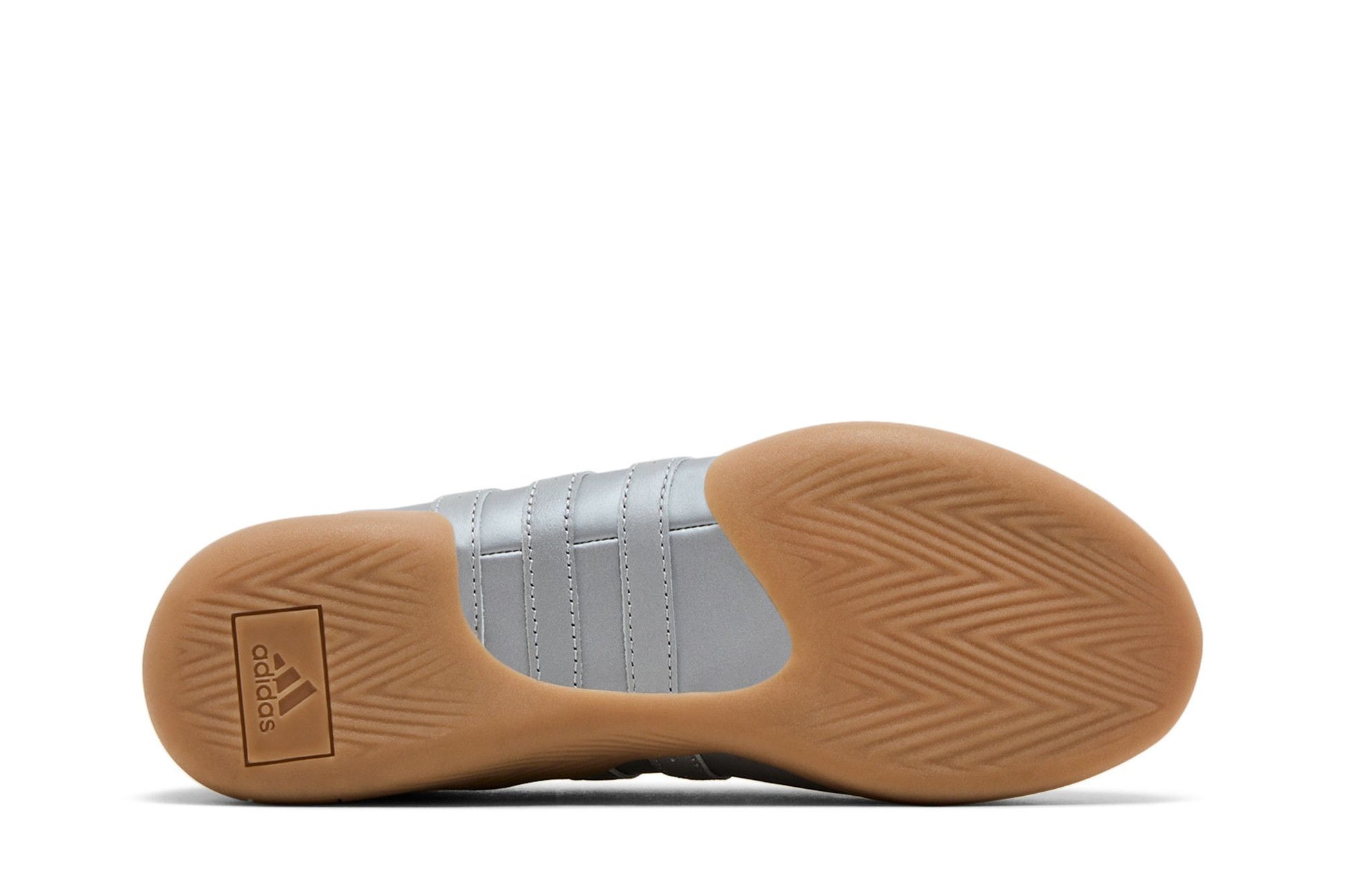 Sola do tênis feminino Wmns Taekwondo Mei Ballet prata metálico com padrão Adidas