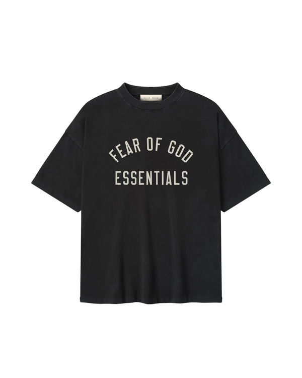 Camiseta Fear Of God Essentials Varsity 90s Short Sleeve Tee Cinza