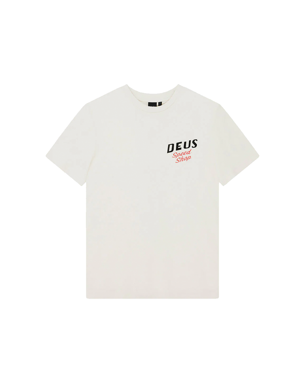 Camiseta Deus Ex Machina Regular Fit Dogleg White Branco