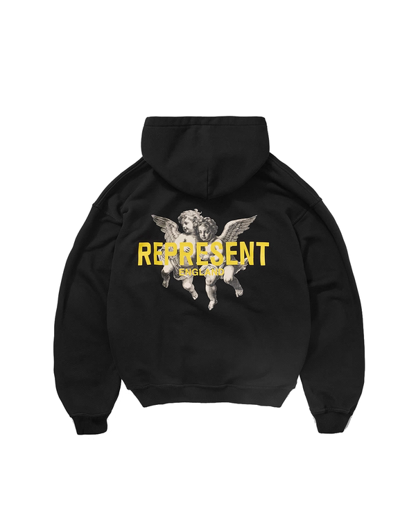 Moletom Represent Clo Legacy Cherubs Jet Black Preto
