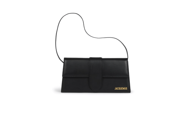 Bolsa Jacquemus Le Bambino Long Shoulder Bag Black Preto em preto original na LK Sneakers