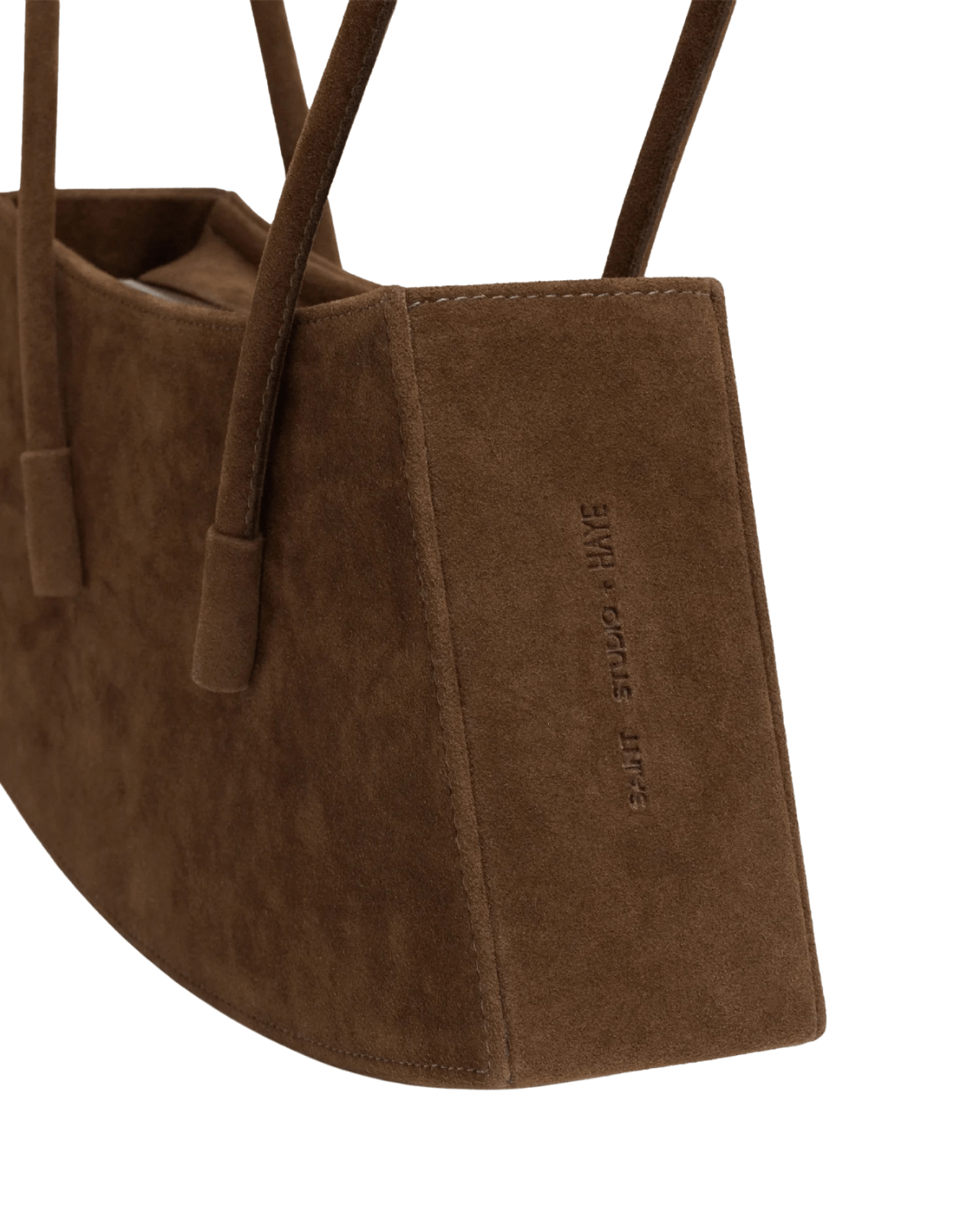 Bolsa Saint Studio Luci Cacto Suede Avelã Marrom - Saint Studio - ST49