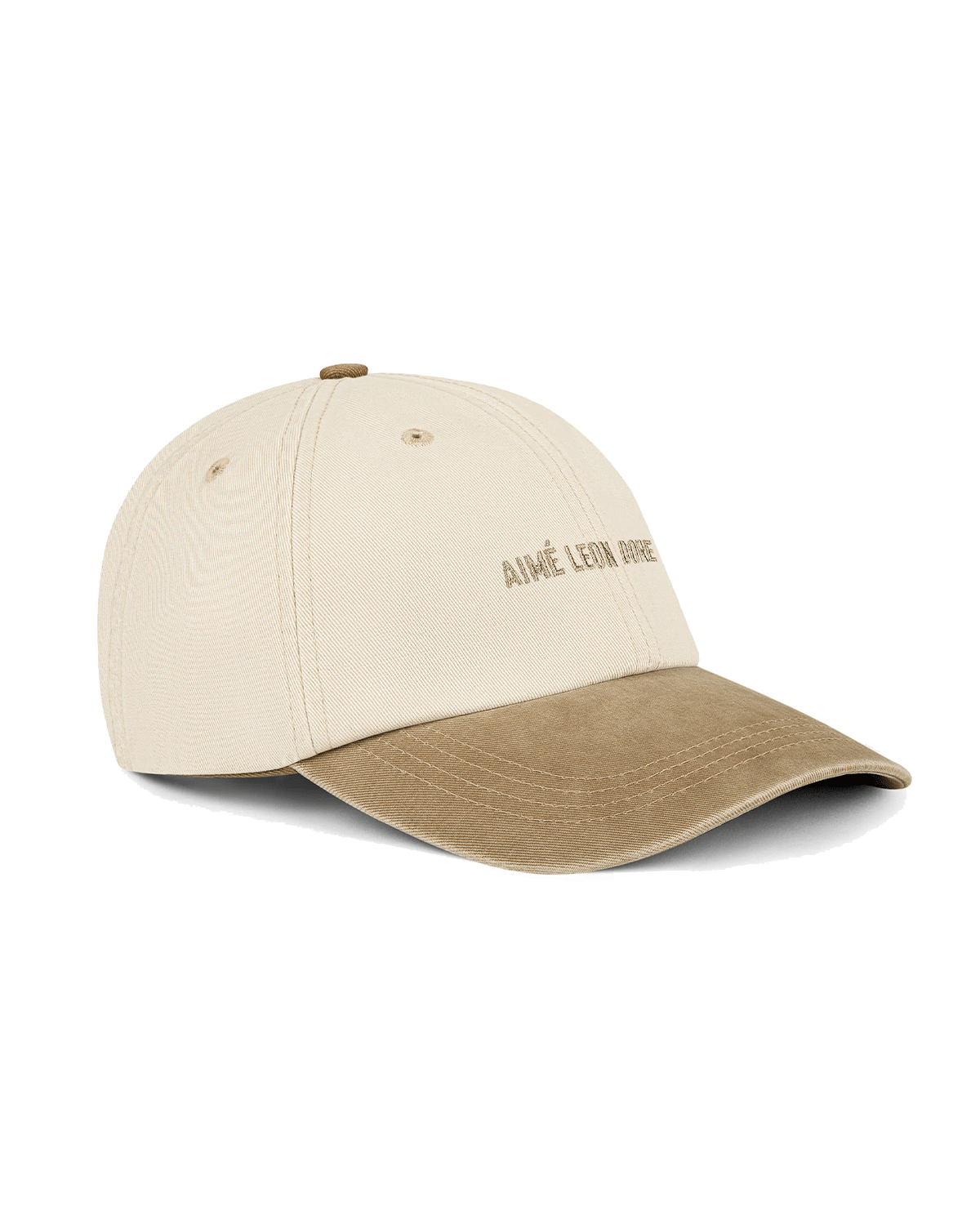 Boné Aimé Leon Dore Pigment Dyed Washed Cotton Cap Plaza Taupe Bege - Aimé Leon Dore -