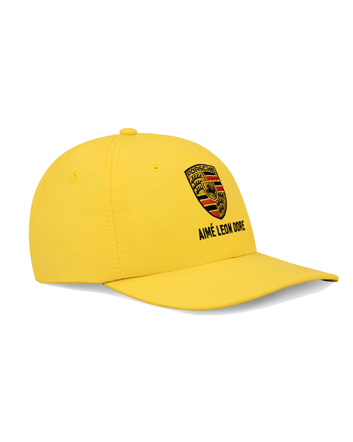 Boné Aimé Leon Dore Porsche Nylon Logo Aspen Gold Amarelo - Aimé Leon Dore - AIME108