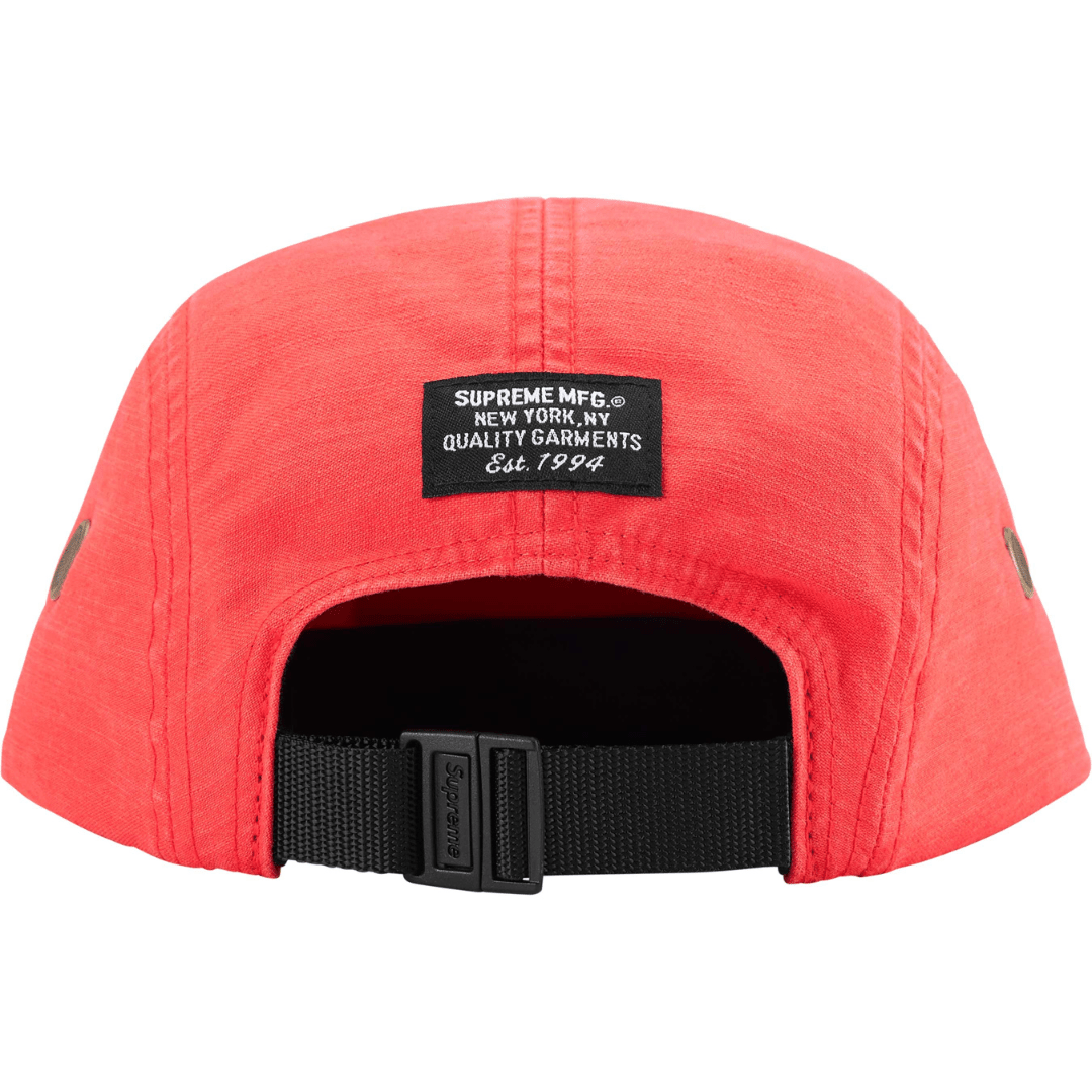 Boné Supreme Military Camp Cap (SS25) Coral Laranja - Supreme - SUPSS2504