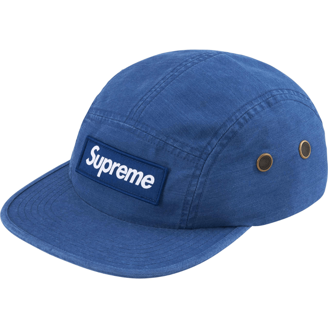 Supreme Military Camp Cap ダークロイヤル Boné Supreme Military Camp Cap (SS25) Dark Royal Azul | LK Sneakers