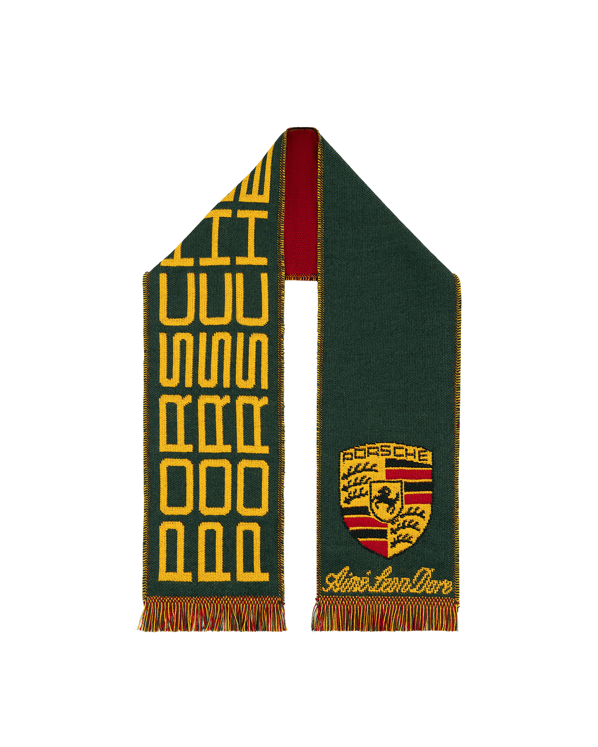 Cachecol Aimé Leon Dore x Porsche Wool Racing Scarf - Aimé Leon Dore - AIME101 - 2