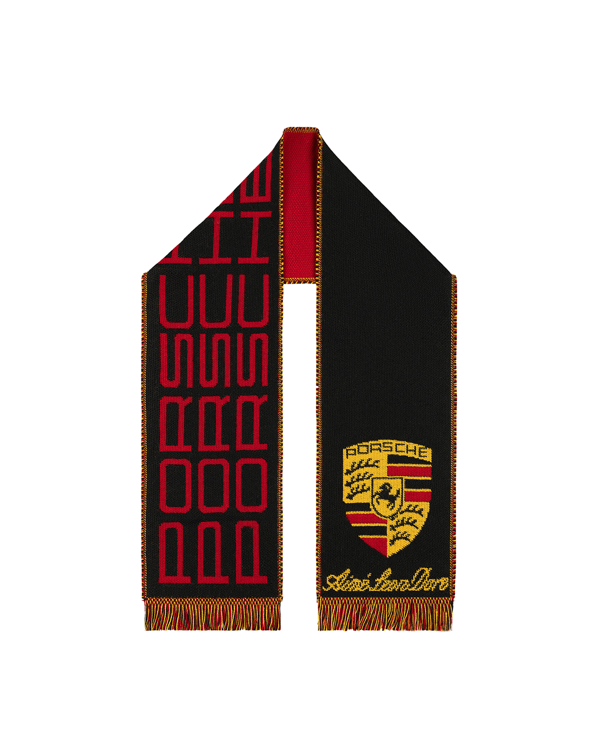 Cachecol Aimé Leon Dore x Porsche Wool Racing Scarf - Aimé Leon Dore - AIME101 - 3