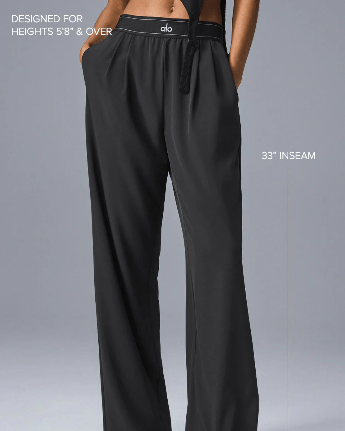 Calça Alo Yoga Suit Up Trouser (Long) Preto - Alo Yoga - w54187r_00 - 1