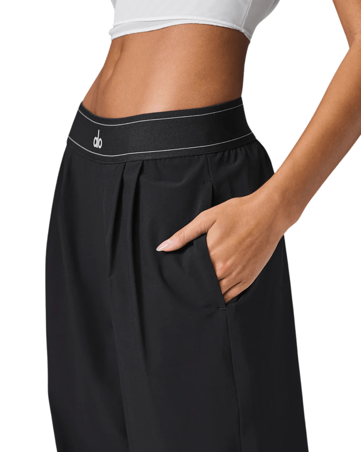 Calça Alo Yoga Suit Up Trouser (Regular) Preto - Alo Yoga - w51432r_01 - 1