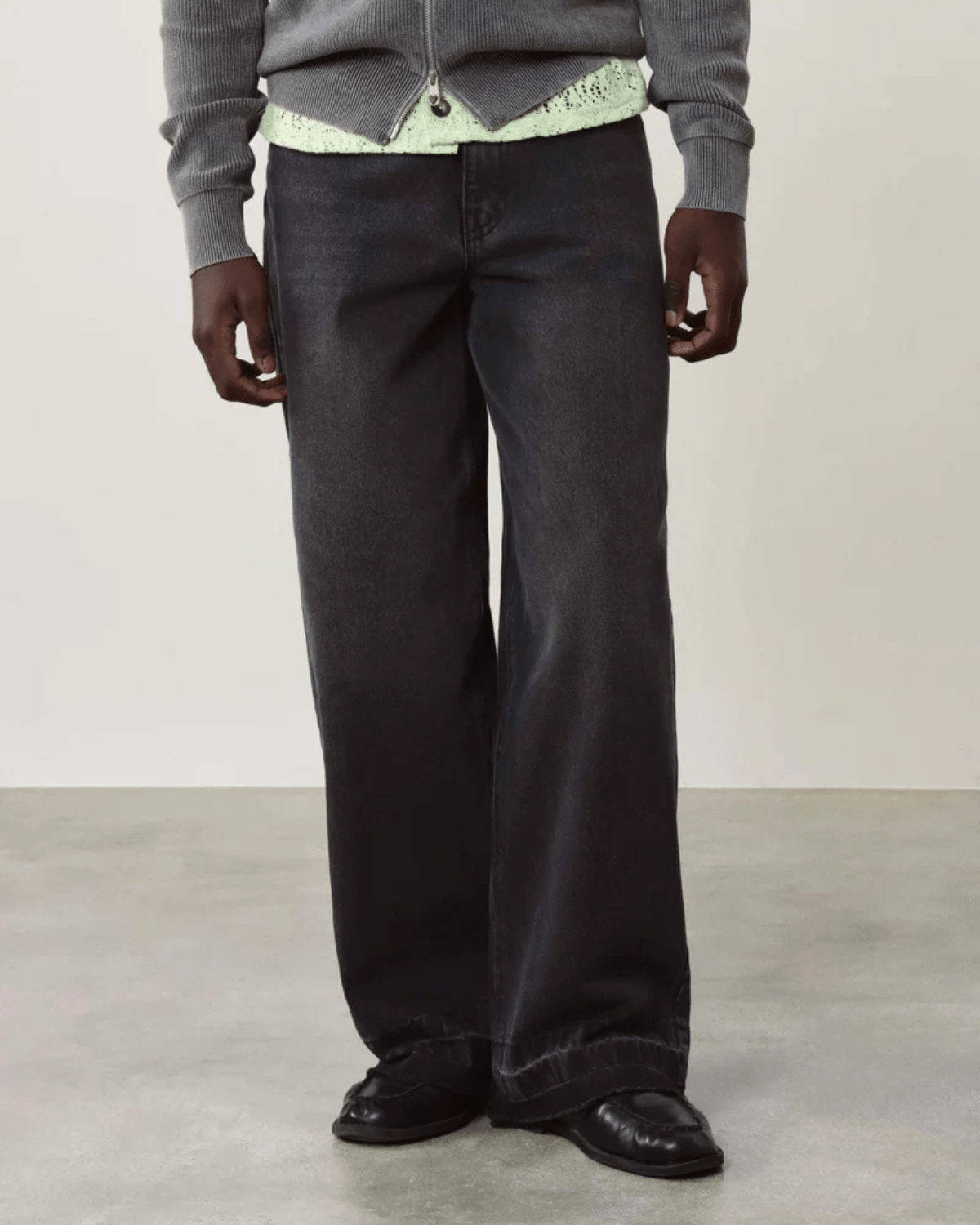 Calça Nude Project Jeans Old Baggy Black Preto - Nude Project - NDP025 - 1