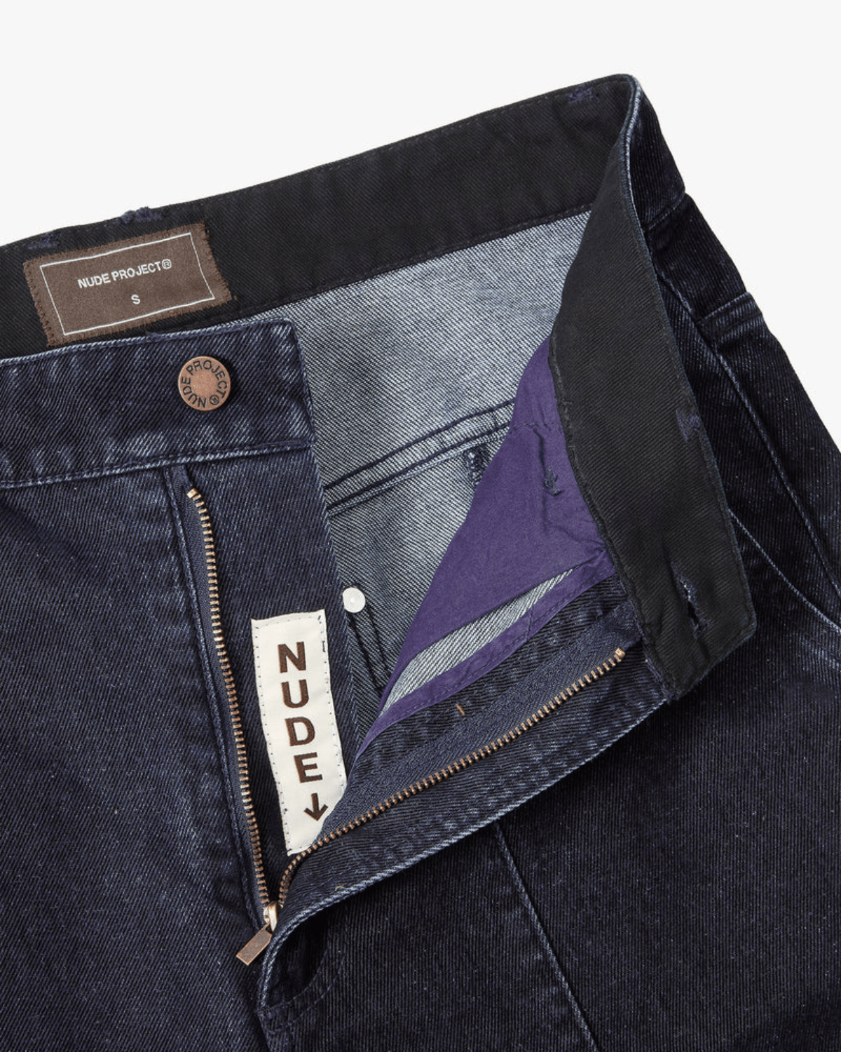 Calça Nude Project Jeans Soft Velvet Azul Marinho - Nude Project - NDP028 - 1
