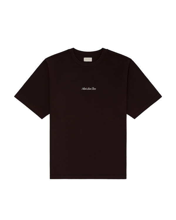 Camiseta Aimé Leon Dore Embroidered Logo Marrom - Aimé Leon Dore -
