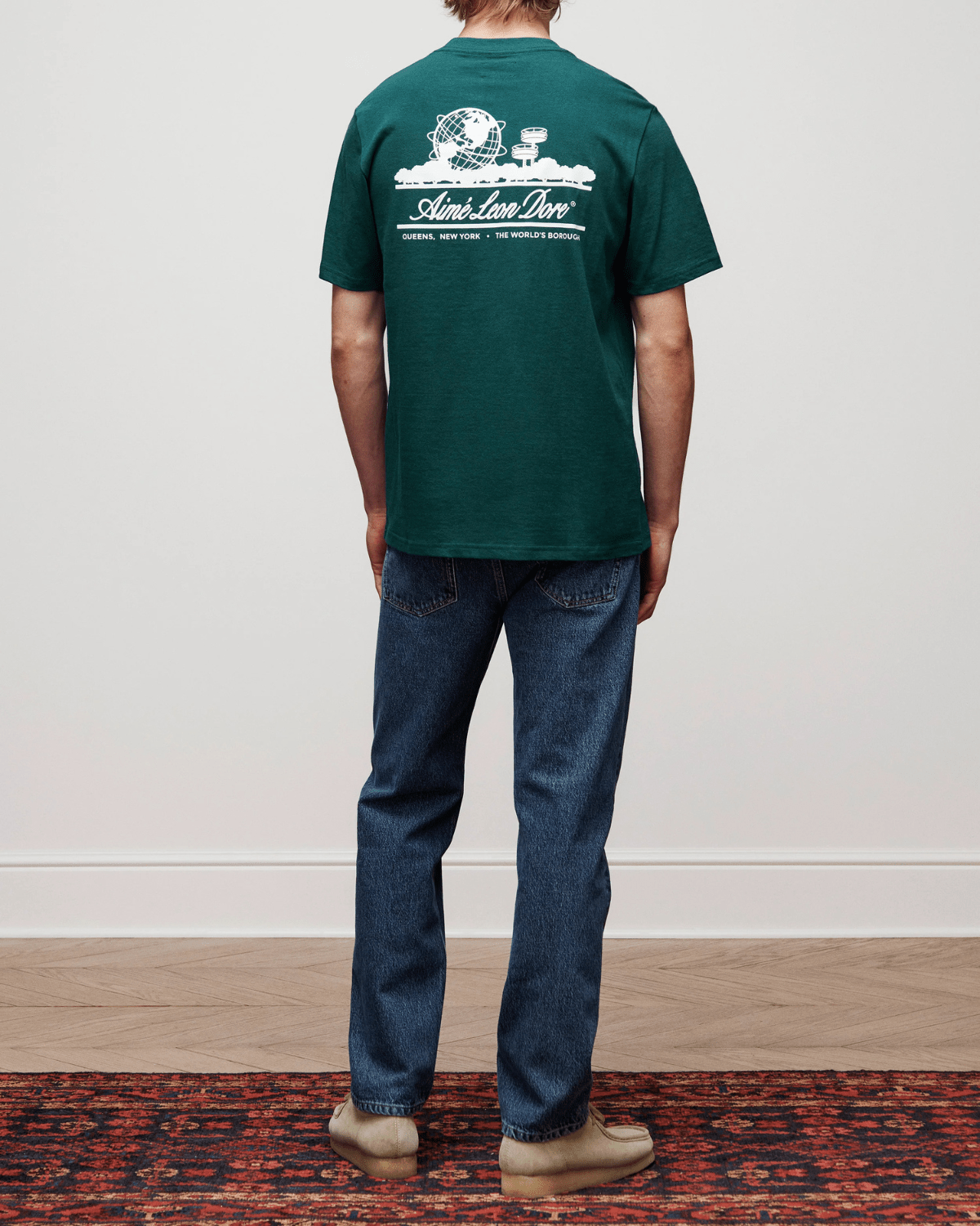 Camiseta Aimé Leon Dore Unisphere Verde - Aimé Leon Dore - Aime8 - 1
