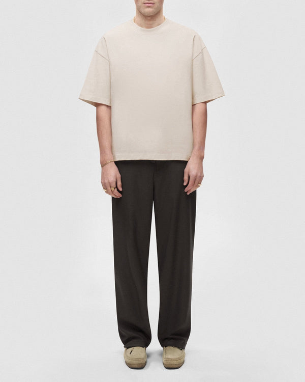 Camiseta Boxy Saint Studio Supima Areia