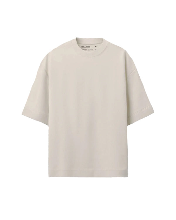 Camiseta Boxy Saint Studio Supima Areia original na LK Sneakers