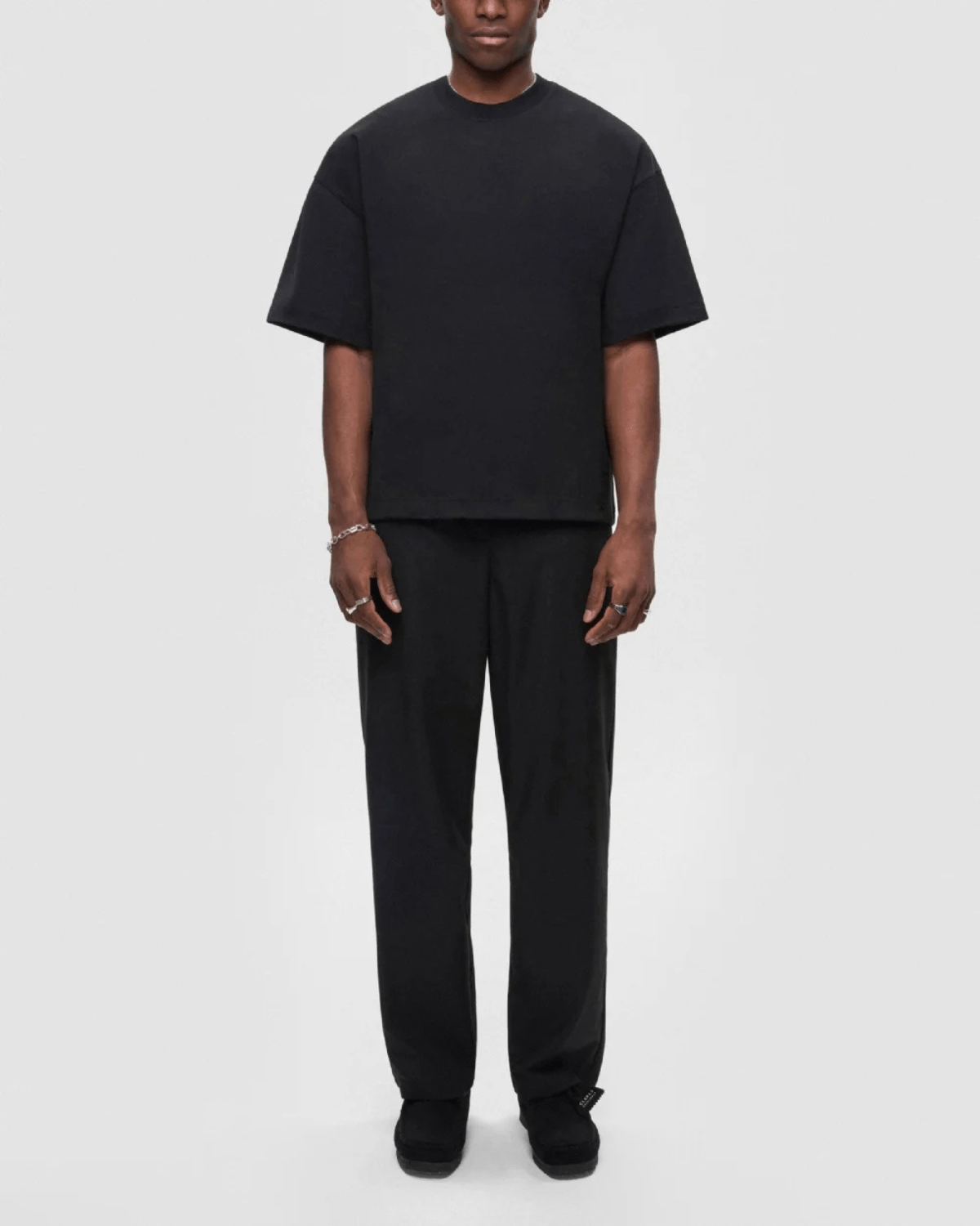 Camiseta Boxy Saint Studio Supima Preto - Camiseta - Saint Studio -