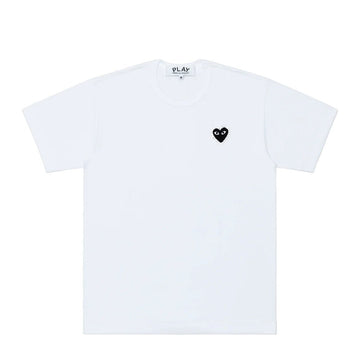 Camiseta Comme des Garçons Emblem Rhinestone White/Black Branco - Comme des Garçons - AXT801051
