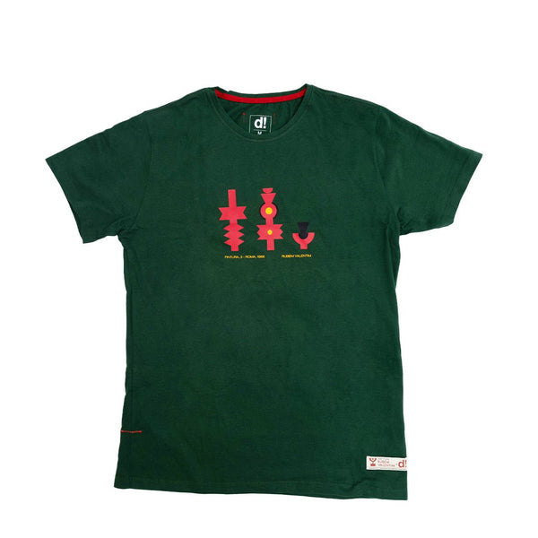 Camiseta Dane-se x Rubem Valentim Pintura Verde em verde original na LK Sneakers