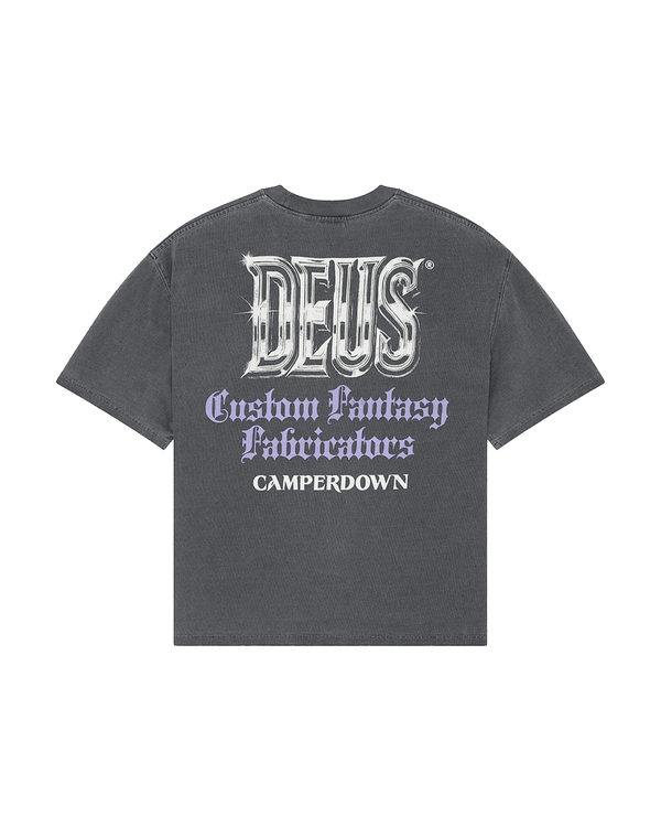Camiseta Deus Ex Machina Metal Fabricator Anthracite Cinza