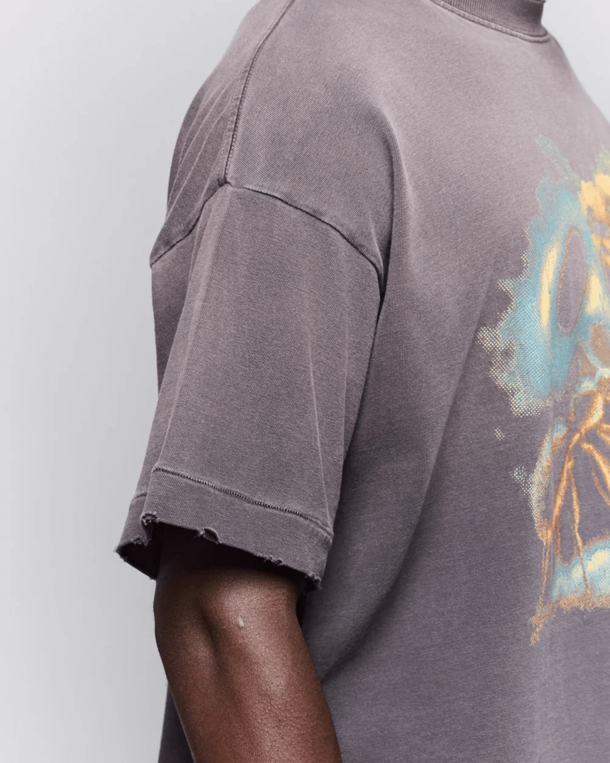 Camiseta Egho Studios Boxy Faded 'Formigas' Cinza - Egho Studios - EGST06 - 1