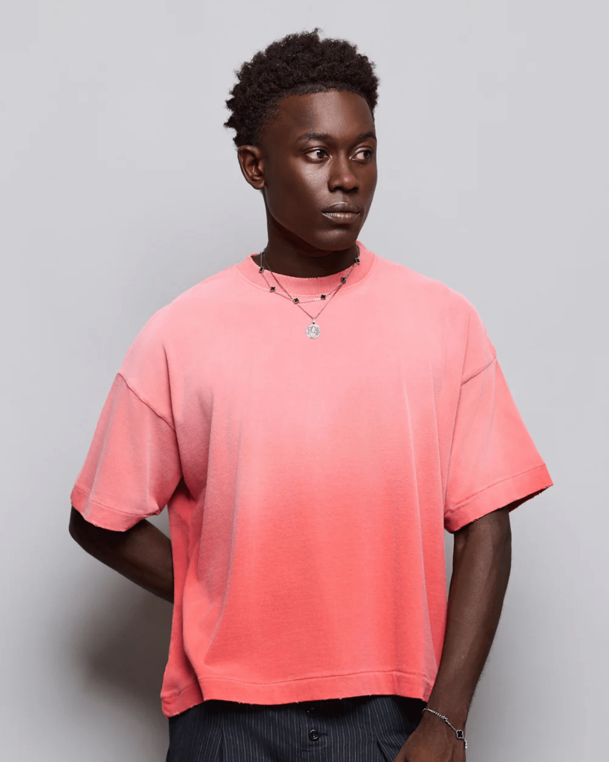 Camiseta Egho Studios Boxy Faded Vermelha - Egho Studios - EGST03 - 1