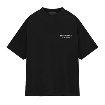 Camiseta Fear of God Essentials Jersey Crewneck Black Preto - Essentials - FOG1