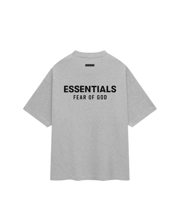 Camiseta Fear of God Essentials Jersey Crewneck Light Heather Grey Cinza