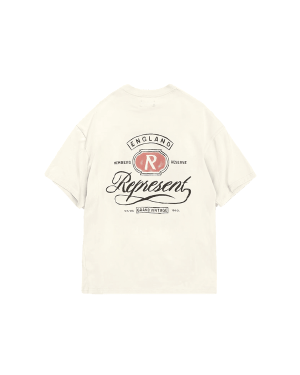 Camiseta Grand Vintage Hand Drawn Aged White Branco