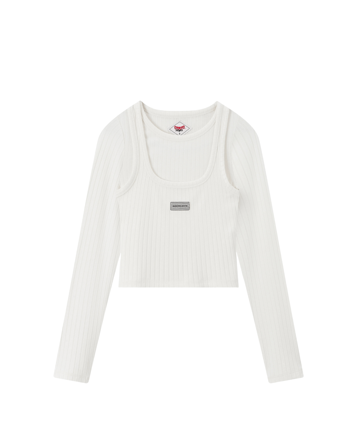 Camiseta Manga Longa nude Project Double Trouble Branco - Nude Project - NP02 - 1