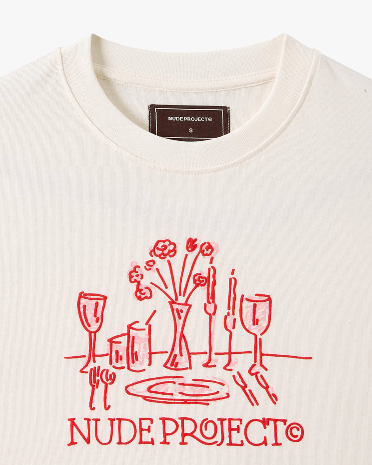 Camiseta Nude Project Cena Marshmallow Off White - Nude Project - NDP035 - 1