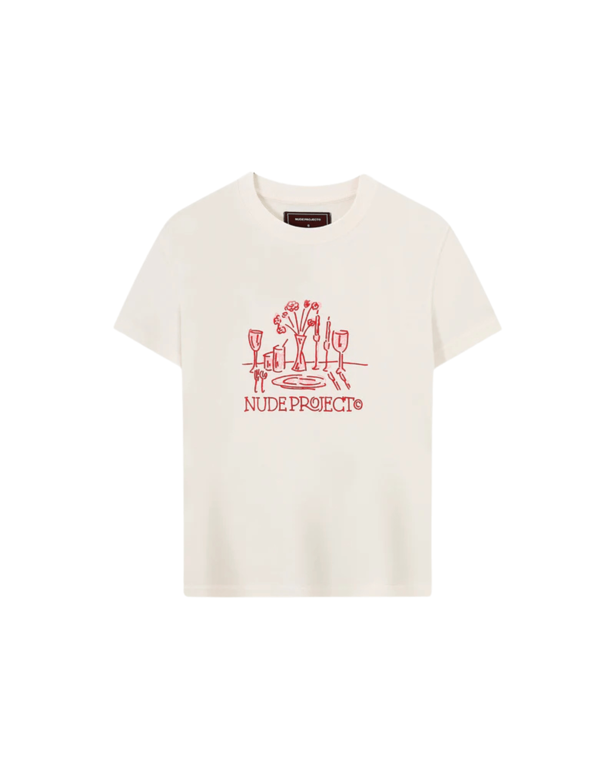 Camiseta Nude Project Cena Marshmallow Off White - Nude Project - NDP035 - 1