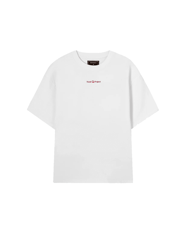 Camiseta Nude Project Cherry Logo White Branco