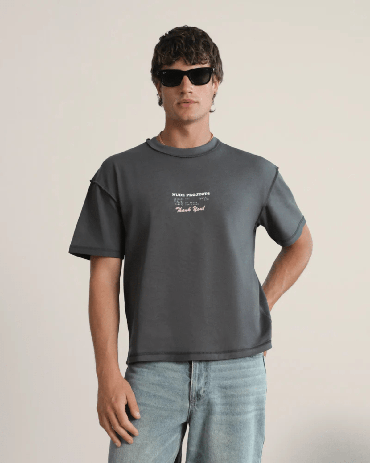 Camiseta Nude Project Fuck Normal Ash Cinza - Nude Project - NDP012 - 1