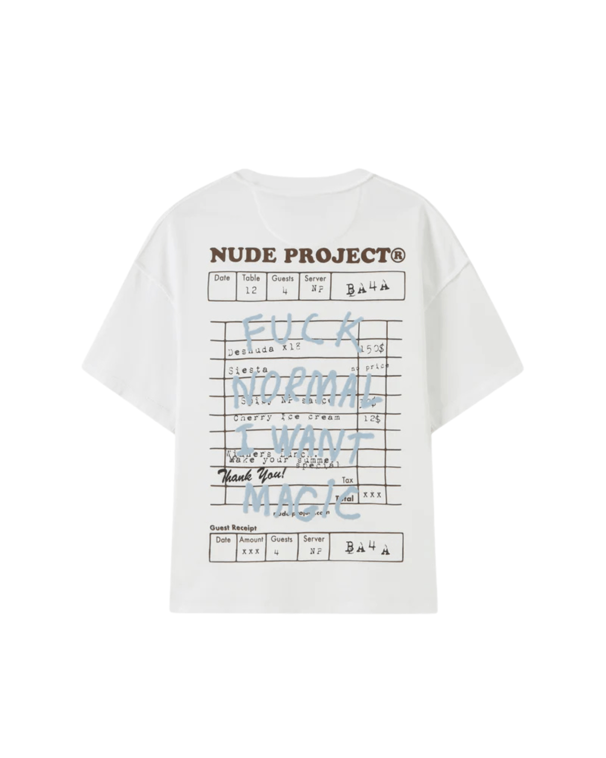 Camiseta Nude Project Fuck Normal White Branco - Nude Project - NDP011 - 1