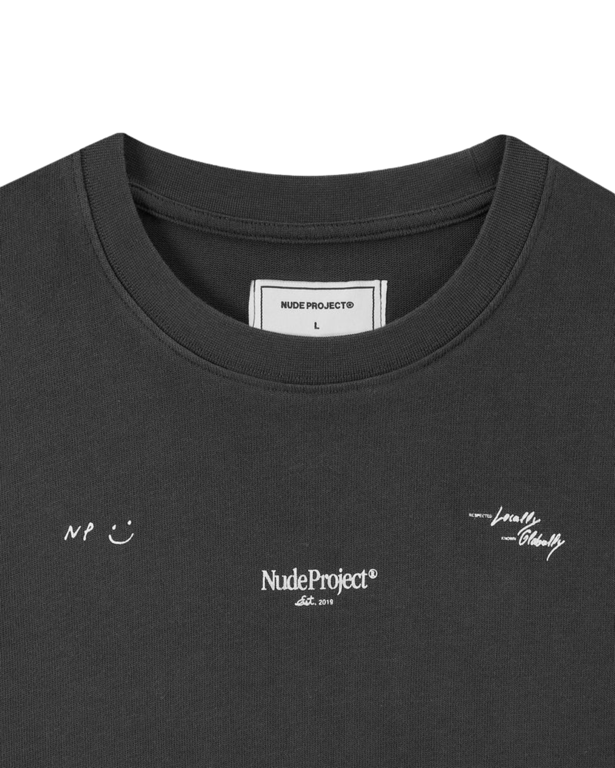 Camiseta Nude Project Global Soon Ash Cinza - Nude Project - NDP006 - 1