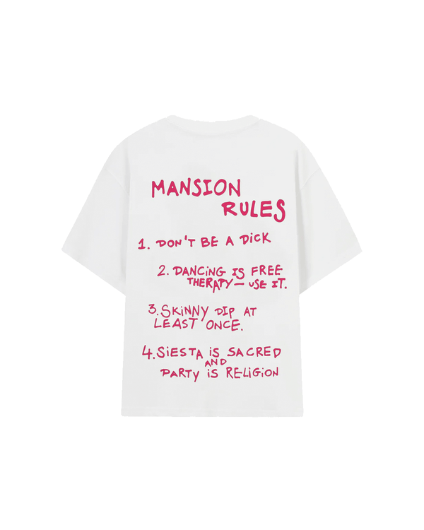 Camiseta Nude Project House Rules White Branco
