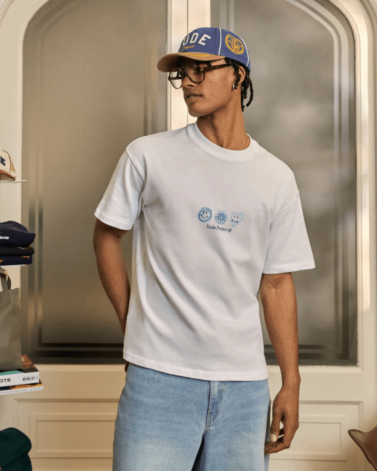Camiseta Nude Project Jarron White/Blue Branco - Nude Project - NDP005 - 1