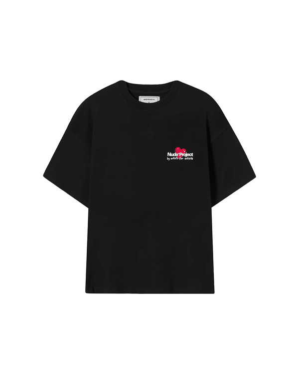 Camiseta Nude Project Juicy Cherry Black Preto
