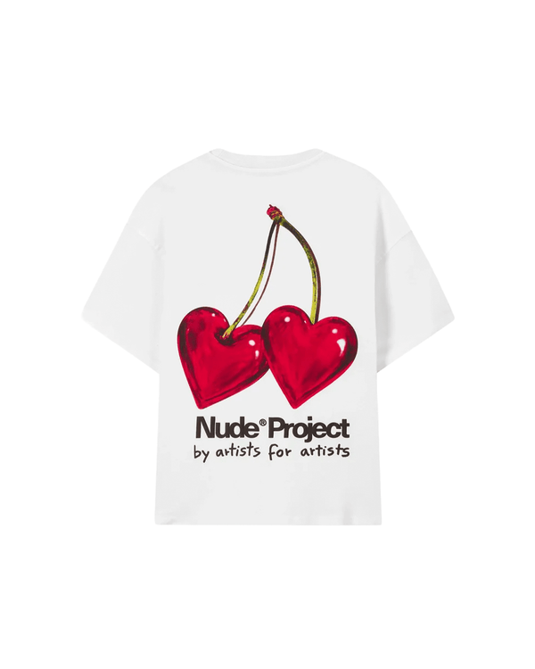 Camiseta Nude Project Juicy Cherry Tee White Branco