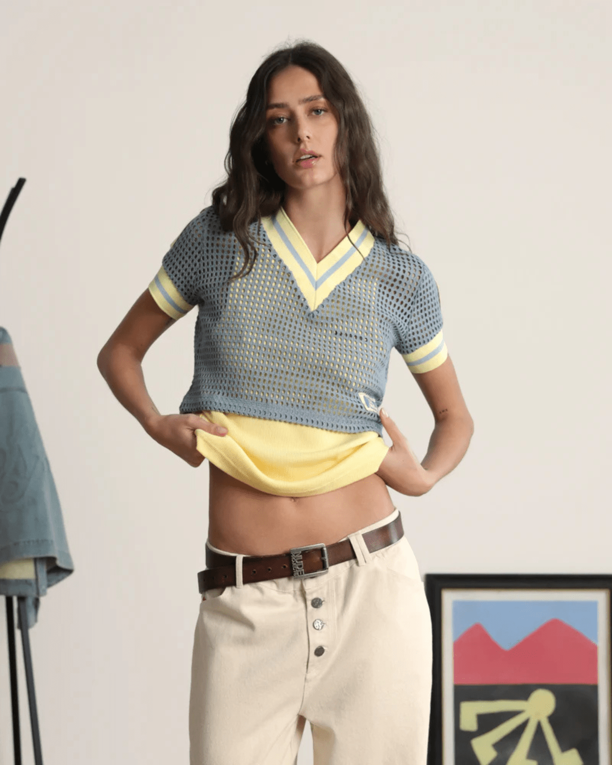 Camiseta Nude Project Mesh Blue Azul - Nude Project - NDP032 - 1