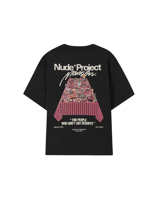 Camiseta Nude Project Sobremesa Black Preto