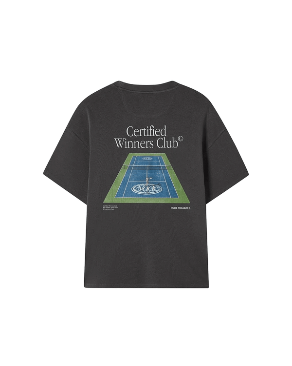 Camiseta Nude Project Tennis Ash Cinza