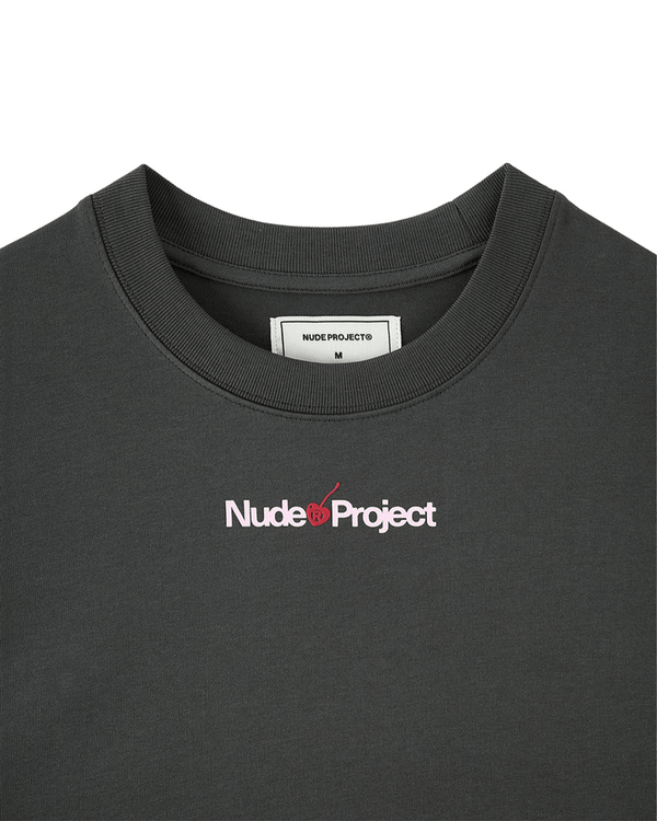 Camiseta Nude Project Xoxo Cinza