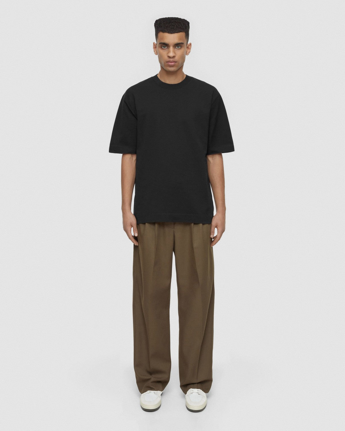 Camiseta Oversized Saint Studio Suedine Supima Preto - Saint Studio - ST14