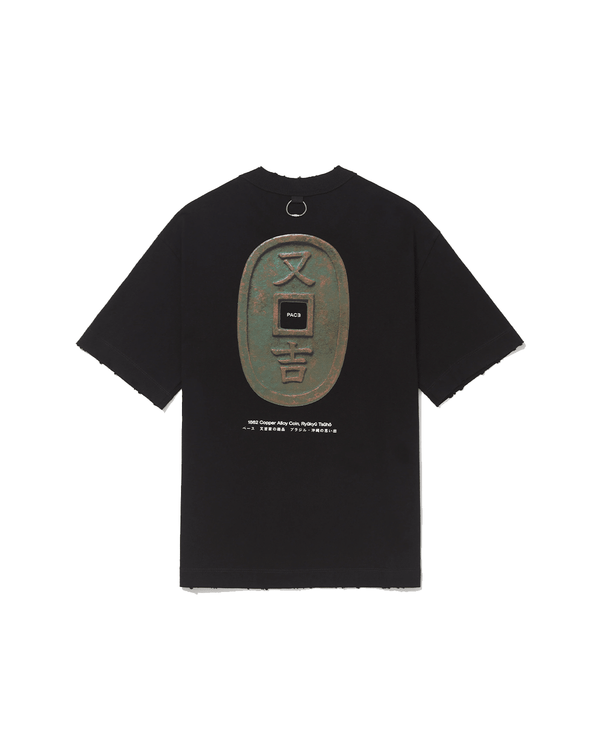 Camiseta Pace Tsuho Regular Stone Washed Black Preto