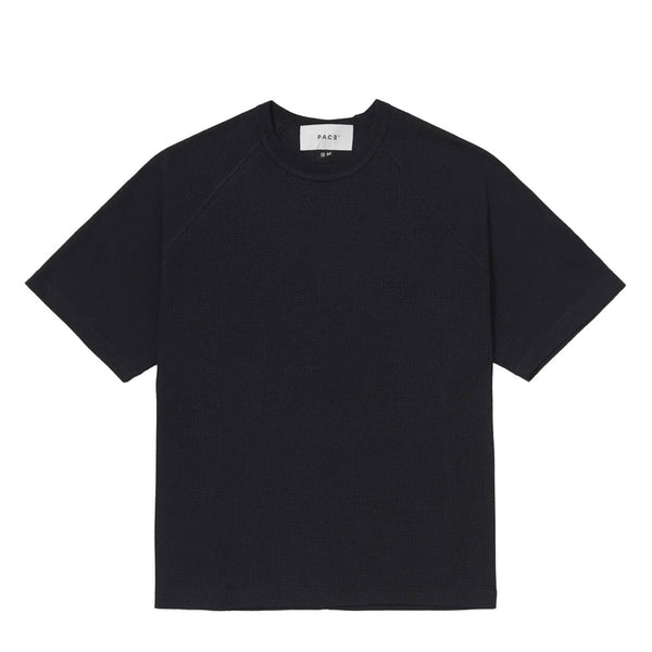 Camiseta Pace Waffle Knit Preto em preto original na LK Sneakers