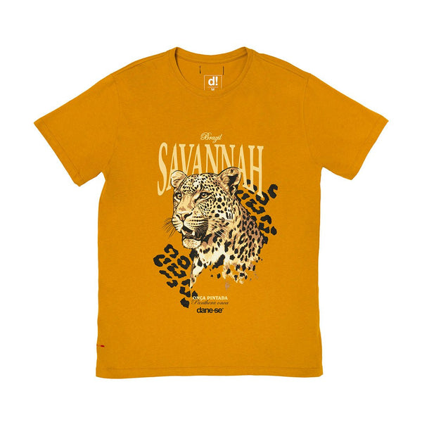 Camiseta Regular Dane-se Savannah Cerrado Amarelo em amarelo original na LK Sneakers