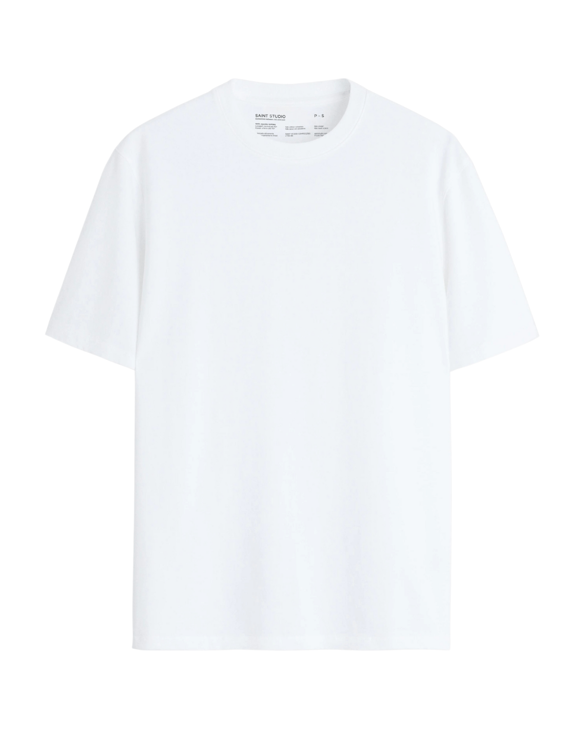 Camiseta Saint Studio Regular Supima Premium Branco - Camiseta - Saint Studio - ST26