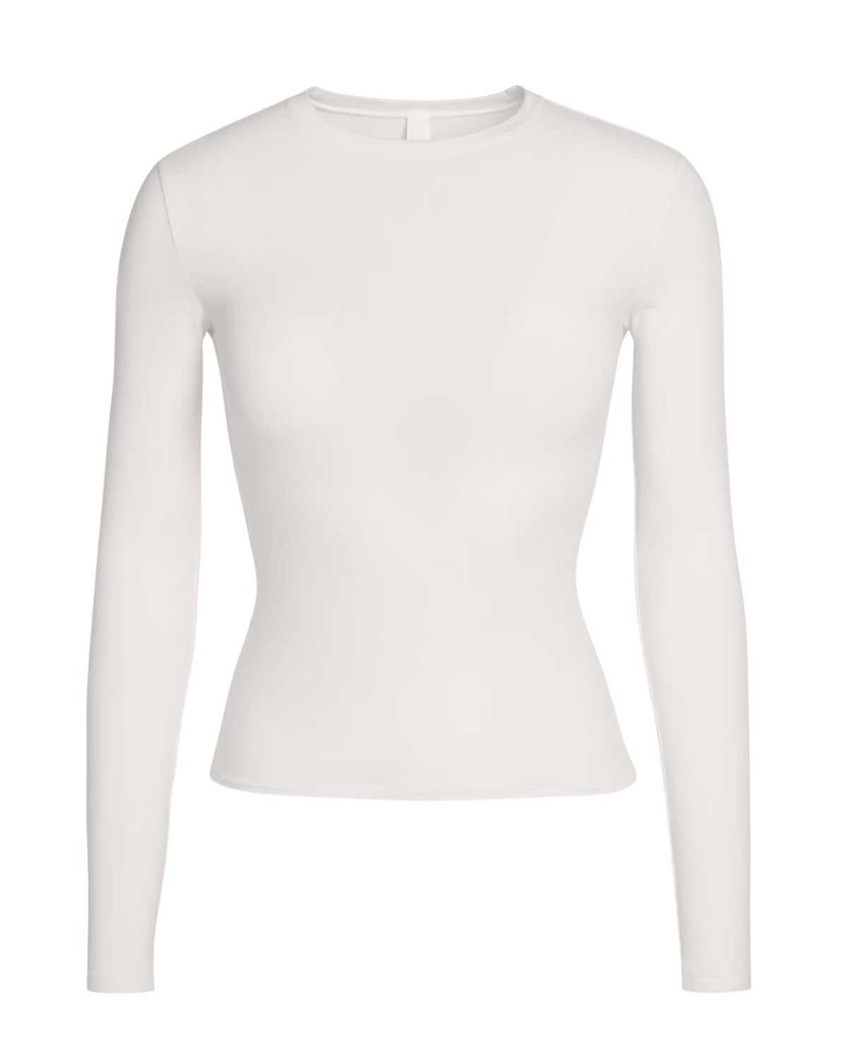 Camiseta Skims Manga Longa Cotton Jersey Marble Branco - Skims - 43774078390920